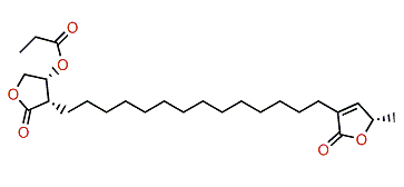 Hydroxyhomoancepsenolide acetate